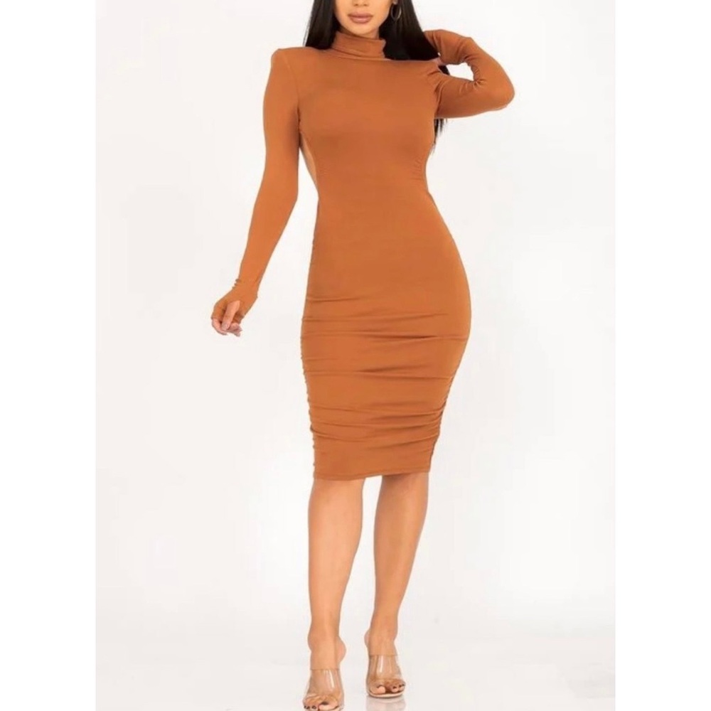 Open back Midi Dress